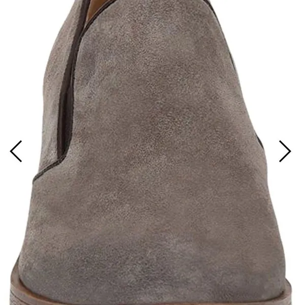 Sofft Velina Heeled Loafers Booties Grey Suede Size 7 NEW - Image 4