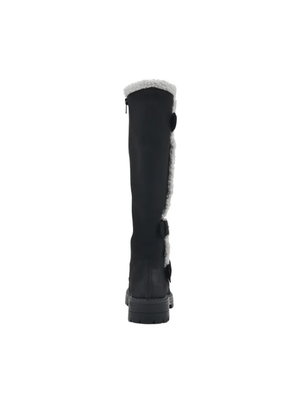NWT Cliffs By White Mountain Merritt Tall Shaft Boot Black / Fabric 8.5M - Image 5