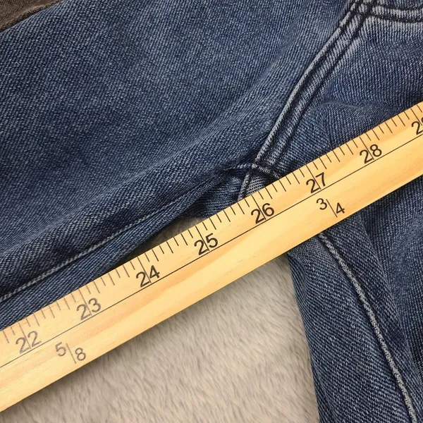 Pacsun Size 26 Jeans‎ Ultra High Rise Slim Pannels Blue Gray Button … - Image 6