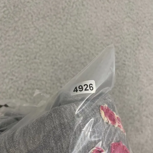 American Eagle Alpine Chalet Hoodie Women XL Gray Y2K Pullover‎ - Image 9