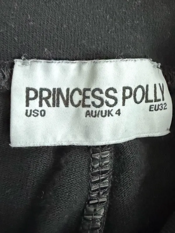 Princess Polly Black Stretch Flared Leggings - Image 3