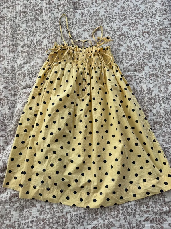 Damson Madder Lilo Polka Dot Mini Dress - Image 3