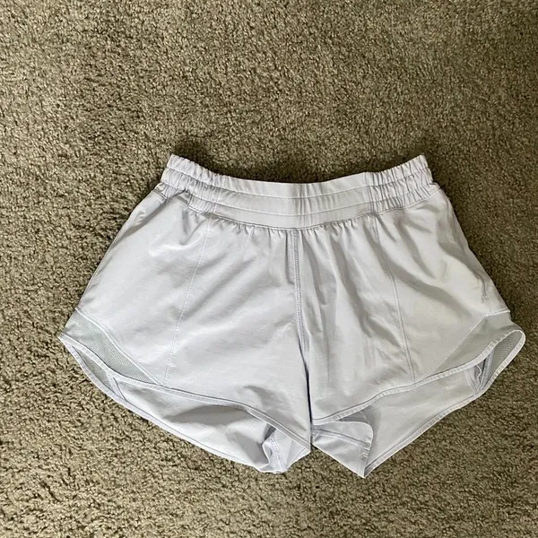 Lululemon Hotty Hot Low-Rise Lined Short 4" Serene Blue - Image 2
