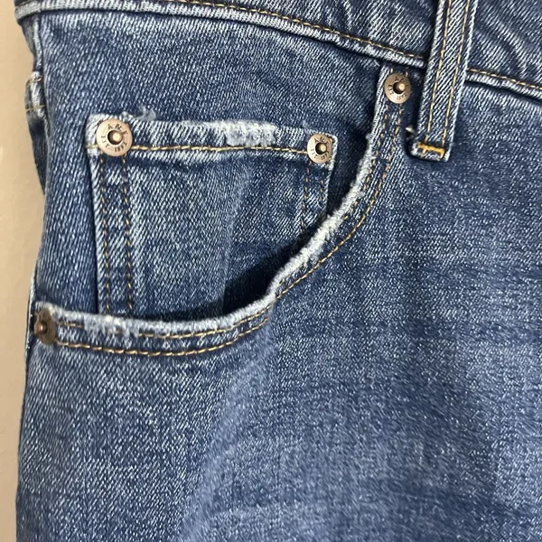 Abercrombie Fitch Curve Love Ankle Straight High Rise Jeans Women's Size 18/34 R - Image 2