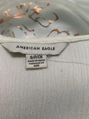 American Eagle Cream Blouse - Image 5
