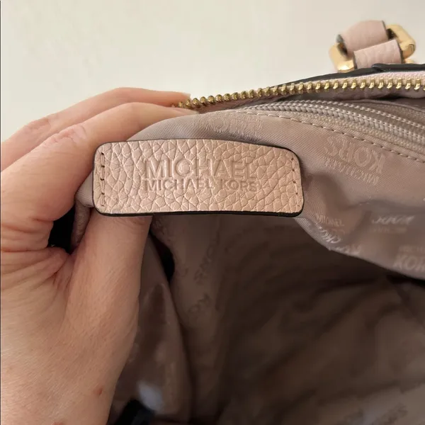 Michael Kors Blush Leather Satchel - Image 5