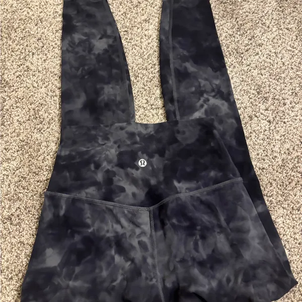 lululemon athletica Black Tie-Dye Leggings - Image 5