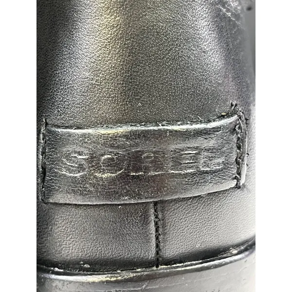 Sorel Womens Black Leather Chelsea Boots Size 8 SKU 6707 - Image 7