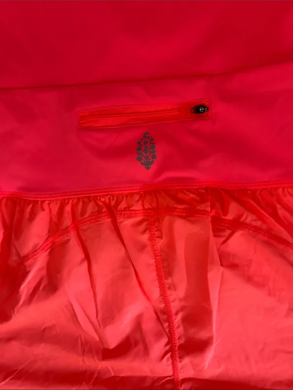 FREE PEOPLE Righteous Runsie workout Jumpsuit romper, Pink/Orange, Large, NWT - Image 7