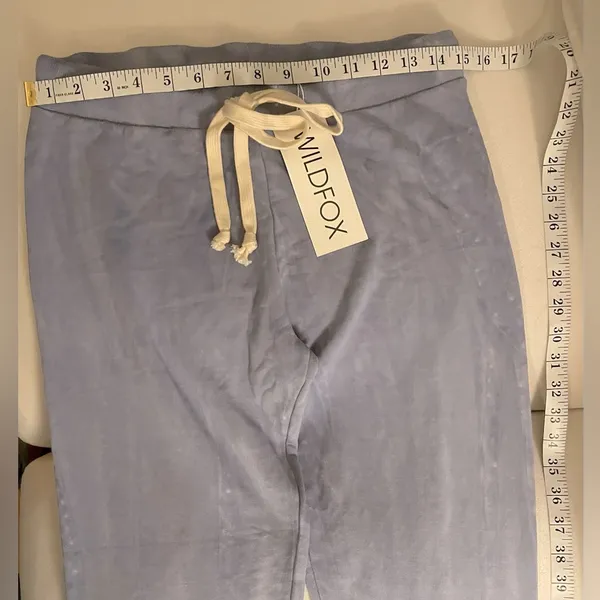 NWT Wildfox Jack Joggers Blue& Beige Dye Size M - Image 8