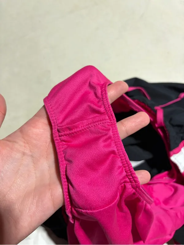 Nike Women’s Black Running Shorts with Pink Trim medium - Image 9