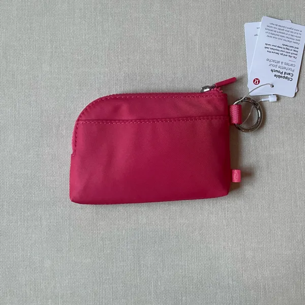 Lululemon Clippable Card Pouch - Glaze Pink - Image 5