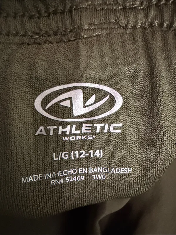 Athletic Works Olive Green Women's Athletic Shorts - Image 2