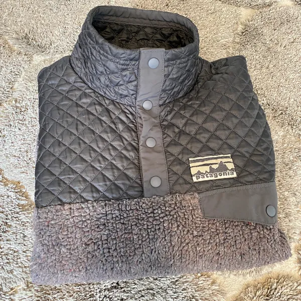 Patagonia mixed media snap-T quilted pullover - Image 6