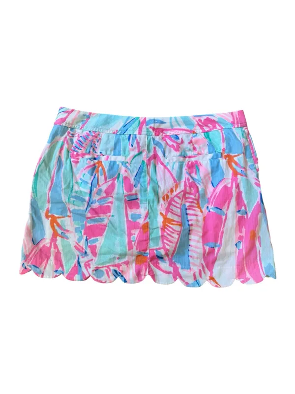 Lilly Pulitzer Buttercup Scalloped Skort Size 8 Sailboats - Image 2