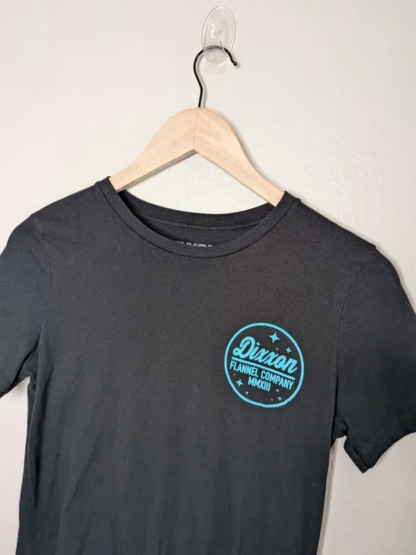 Dixxon Flannel Co. Black Graphic Tee Shirt Small Cotton - Image 2