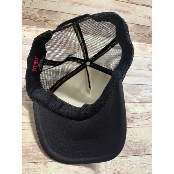 "Pickleballer" Trucker Hat One-Size Snap Back Adjustable Black Sparkly Blingy - Image 5