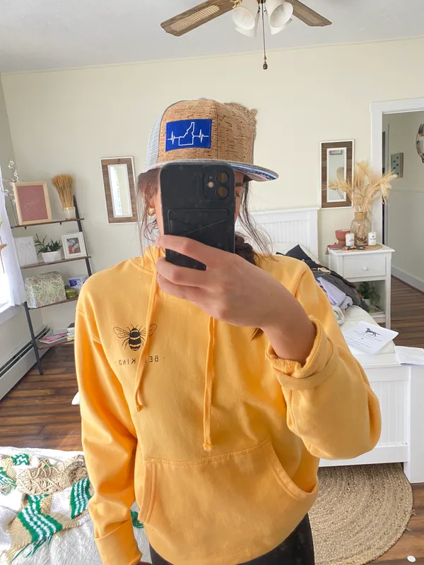 Bee Kind Hoodie Yellow - Image 3