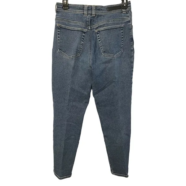 GLORIA VANDERBILT Womens Petite 8 Short High Rise Tapered Mom Jeans Vintage - Image 2