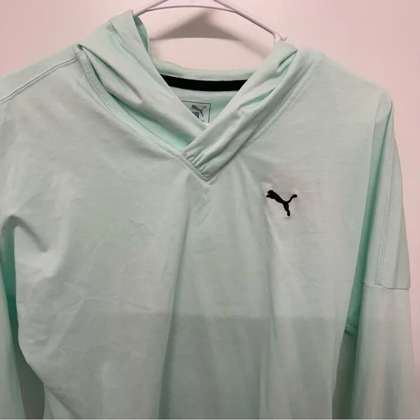 NWT Puma Blue Hooded Long Sleeve - Image 5