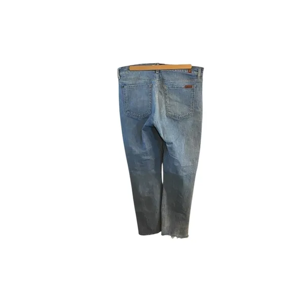 7 For All Mankind Ring-Detail Straight Jeans Riviera statement cropped capris - Image 12