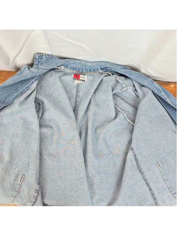 Vintage Cotton Denim Ladies' Blazer - Image 3