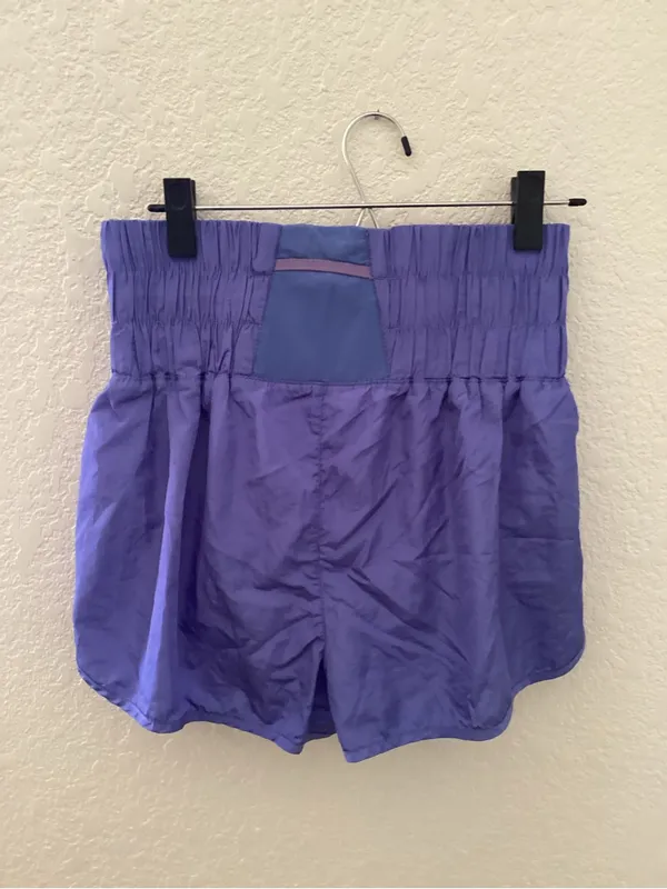 Free People FP Movement The Way Home Shorts in a vibrant purple - Image 2