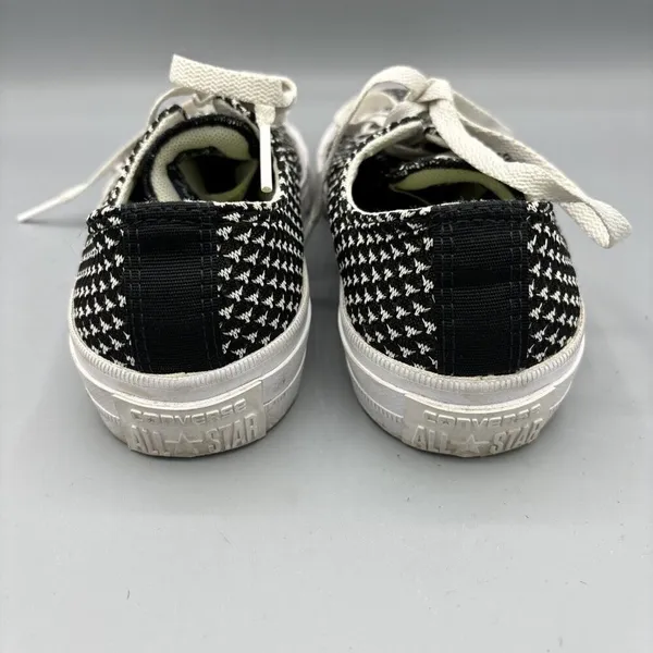 Converse with Lunaron Black White Low Top Women's Sneakers‎ 6 - Image 3