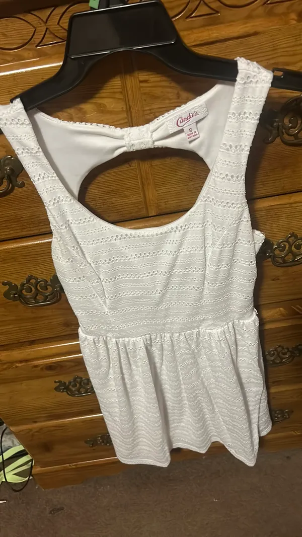 White sleeveless dress - Image 2