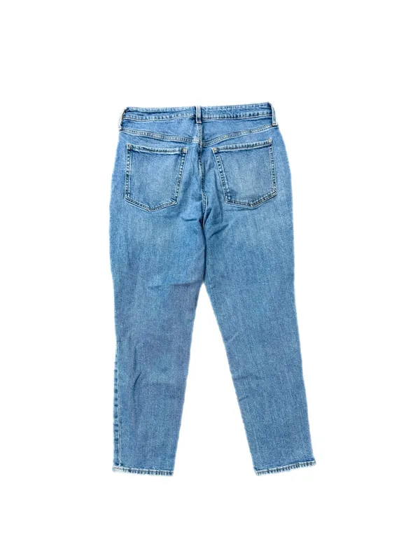 Old Navy Classic High-Rise Distressed Women’s Jeans — Light Blue - Image 2