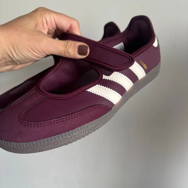 Adidas Samba Mary Jane Burgundy Size 8.5 - Image 7
