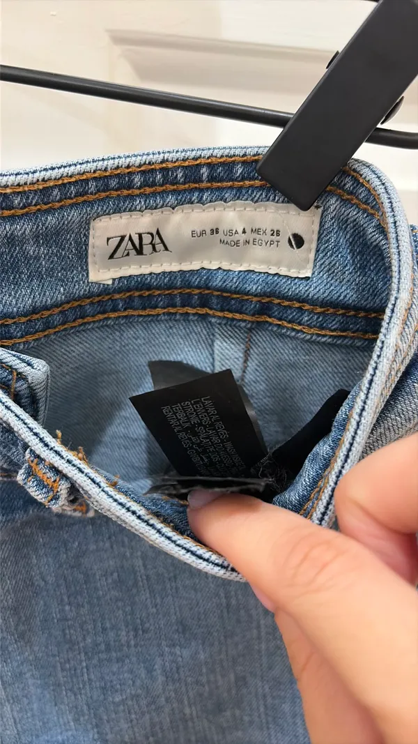 Zara jeans Blue Size 4 - Image 3
