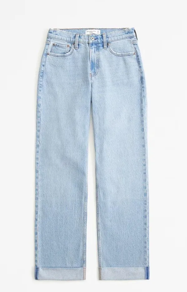 Abercrombie curve love low rise baggy jean - Image 2