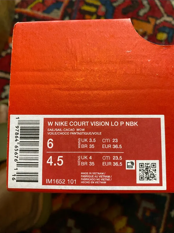 🆕 Nike Court Vision Low Cacao Wow NEW Size 6 WOMEN - Image 4