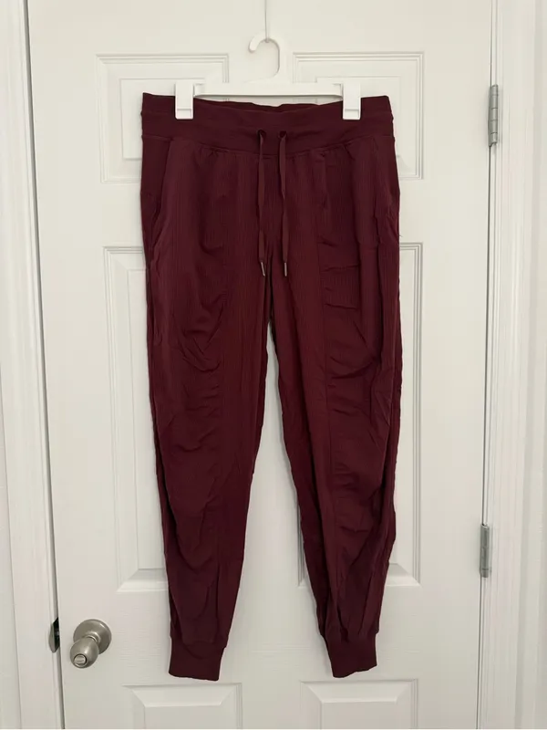 Lululemon Dance Studio Jogger in Red Merlot Women’s Size 10 - Image 3