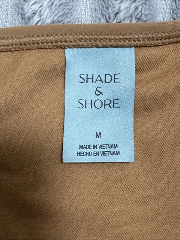 Shade & Shore Women’s Tan Tie-Side Bikini Bottom - Image 3