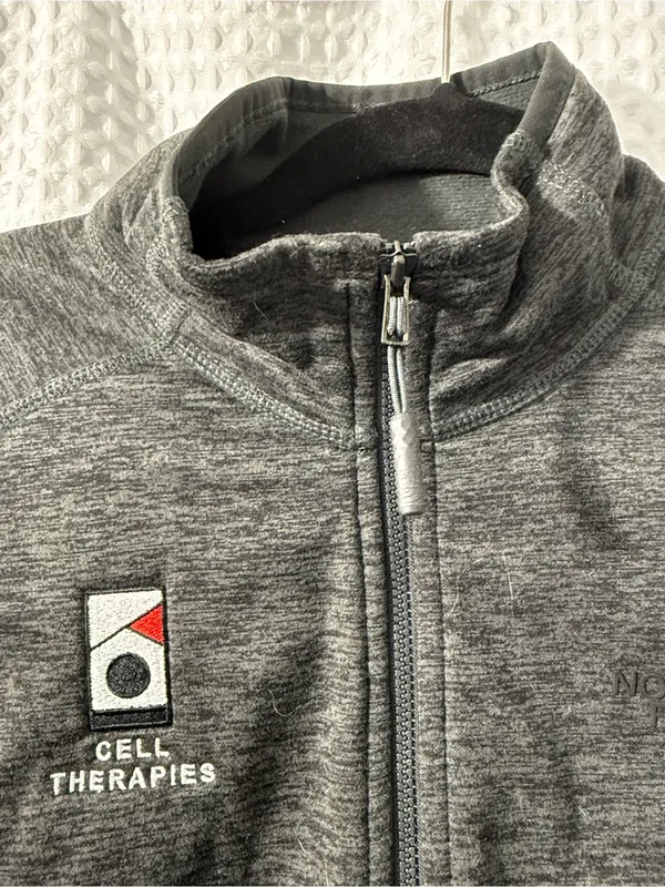 North face Women’s Gray/Black Zip up Fleece Jacket Size Small - Image 5