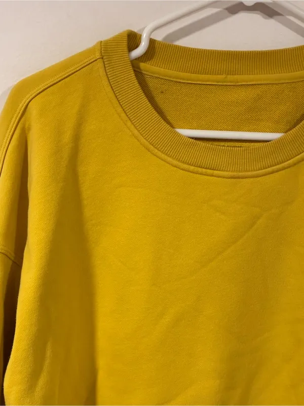 Lululemon Perfectly Oversized Crew Sweatshirt Soleil Yellow Sweatshirt - Image 4