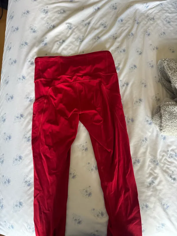 Red Lululemon Leggings - Image 2