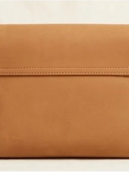 Fringe leather purse Tan - Image 3