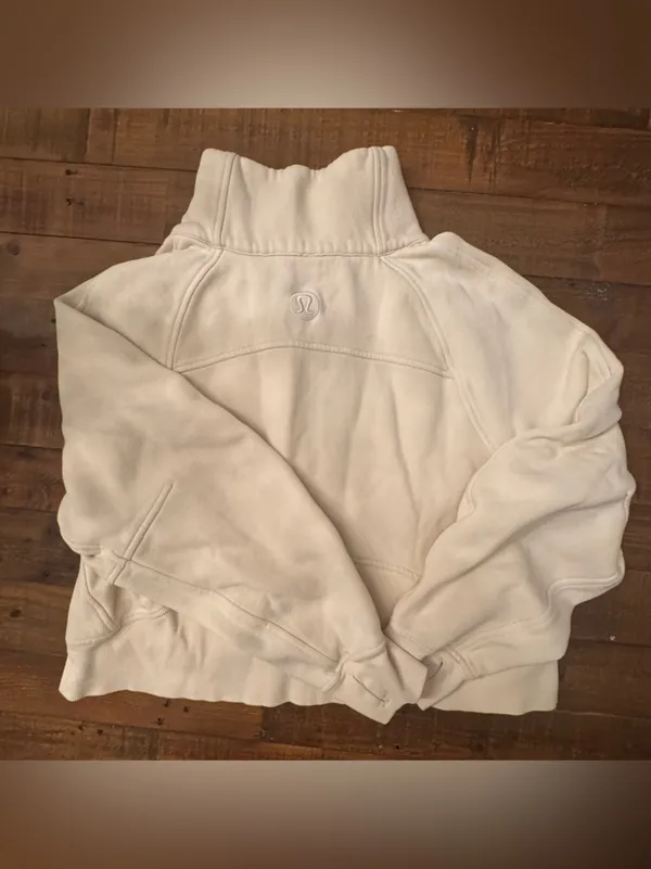 LULU🍋 Scuba‎ Oversized Funnel-Neck Half Zip - Image 3