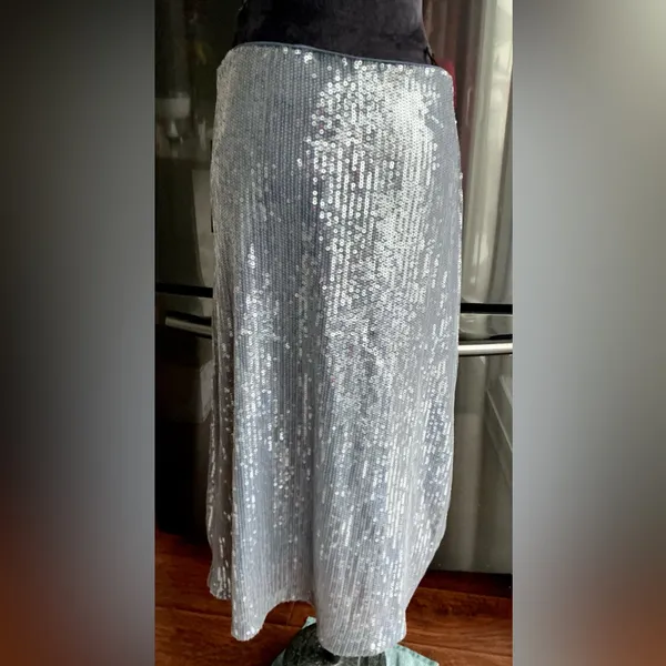 Donna Karan Dressy MIDI sequined skirt🔥 NWOT - Image 4