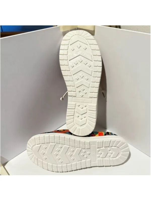 NEW Women’s Dragon Phoenix Print Canvas Sneakers – Size 6.5 (37) NWT - Image 7
