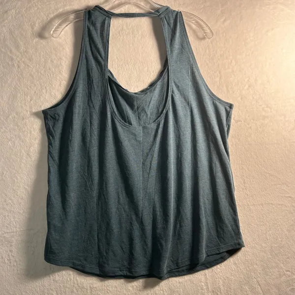 Nike Women's Tank Top Racerback Athletic Workout Gym‎ Teal Size XL - Image 2