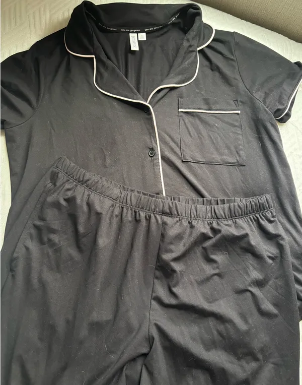 Black Pajama set Size M - Image 2