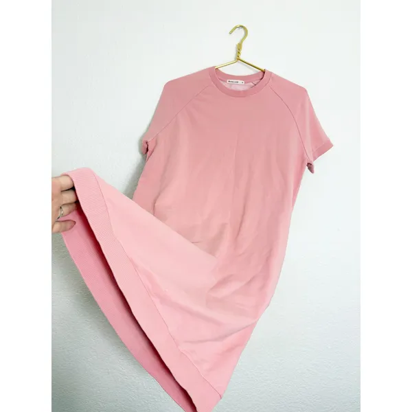 Marine Layer Cassidy Sweatshirt Mini Dress Size Medium Vintage Peach Preppy - Image 12