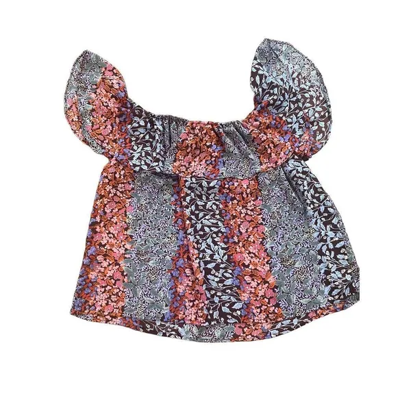 ‎Maeve Anthropologie Vallita Floral Blouse sz medium - Image 3