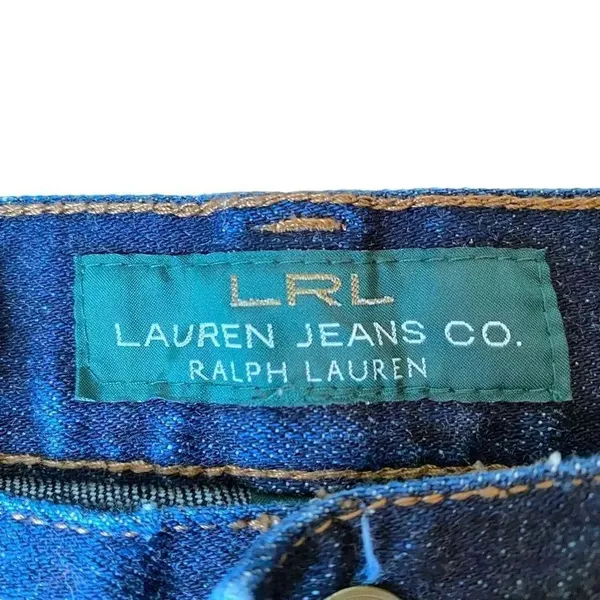 Lauren Ralph Lauren Women’s Dark Blue Wash Straight Leg Jeans - Image 5