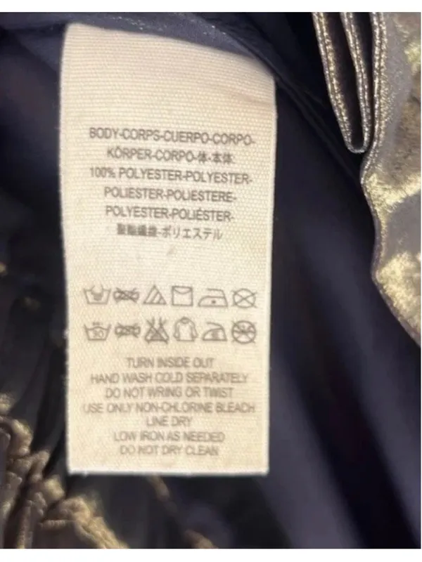 Free People "Le Melange" Metallic Gold Paperbag Trousers Size S (18” waist) - Image 7