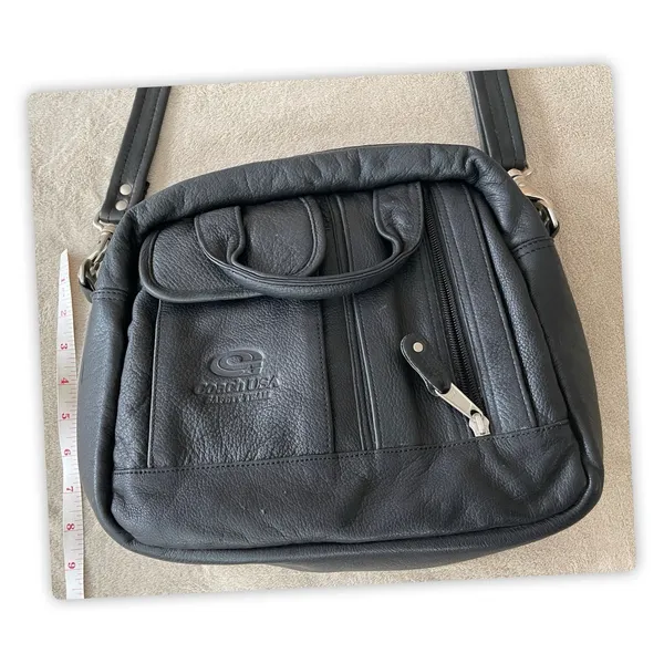 Coach USA Safety Team Crossbody Leather Bag‎ - Image 4